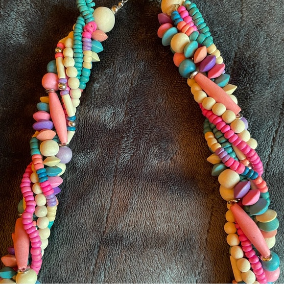 Vintage Rainbow “Candy” Chunky Necklace - Picture 2 of 10